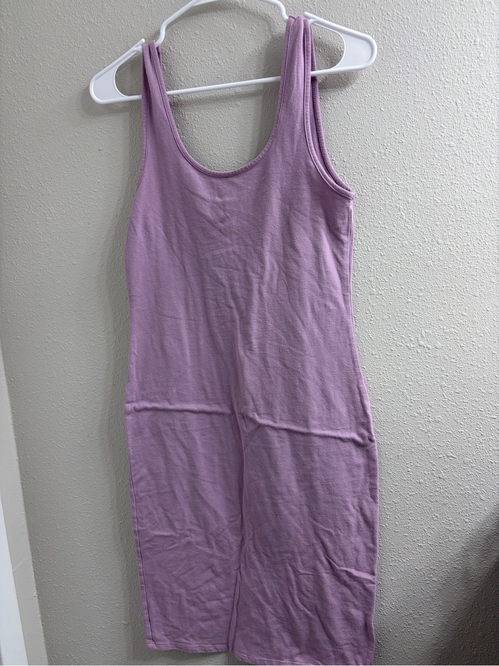 Sleeveless Lilac Tank Midi Dress